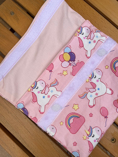 Porta bocata Rosa Unicornio 
